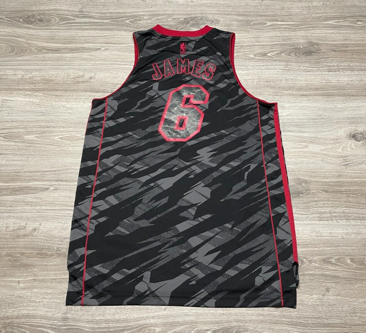 LeBron James #6 Miami Heat NBA Limited Edition Adidas Swingman