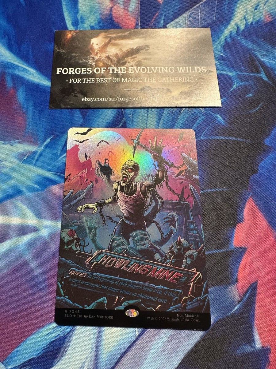 Howling Mine Foil Iron Maiden: Eddie Unchained | eBay