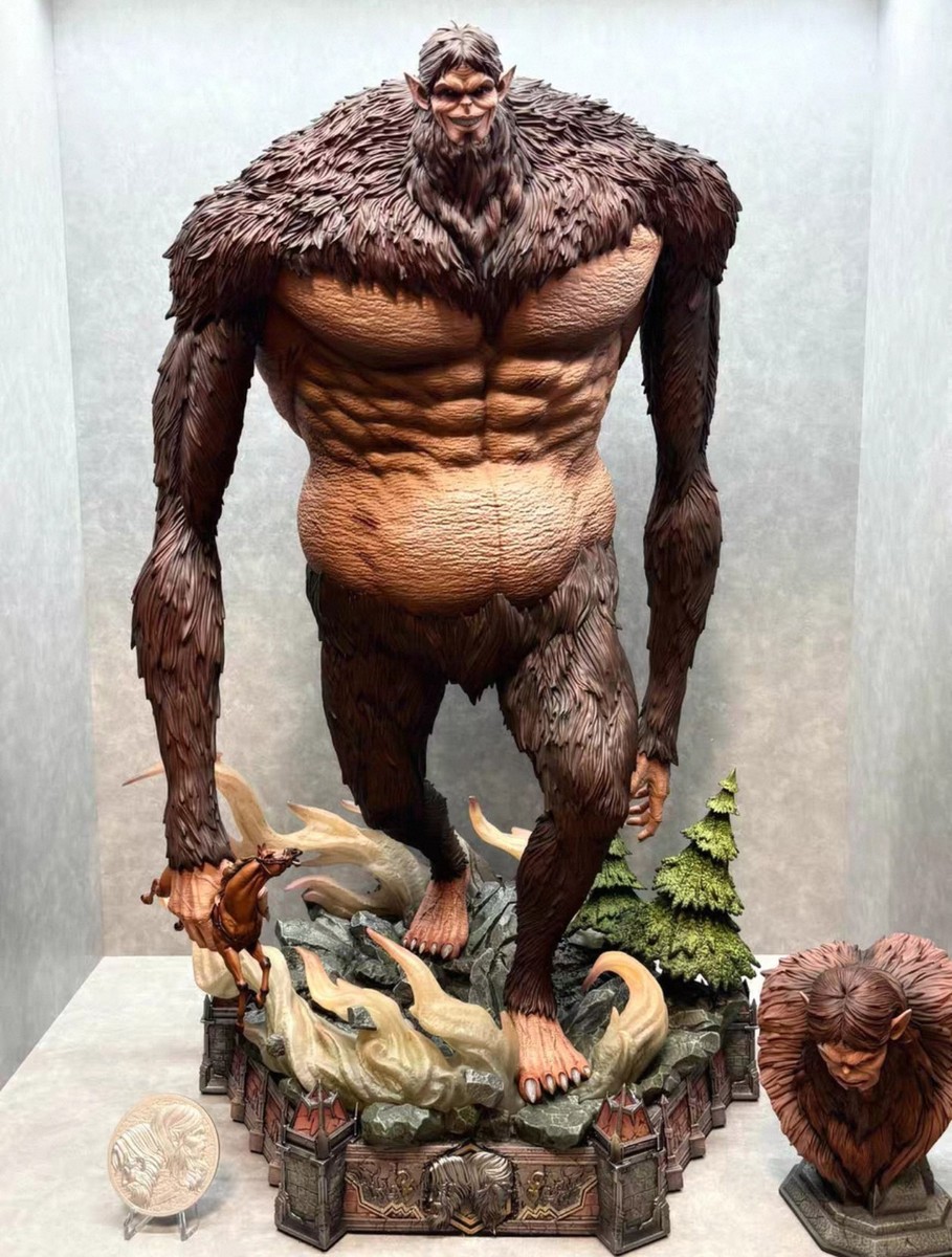 Hertz Studio Beast Titan Zeke Jaeger Resin Figure Statue 80cm | eBay