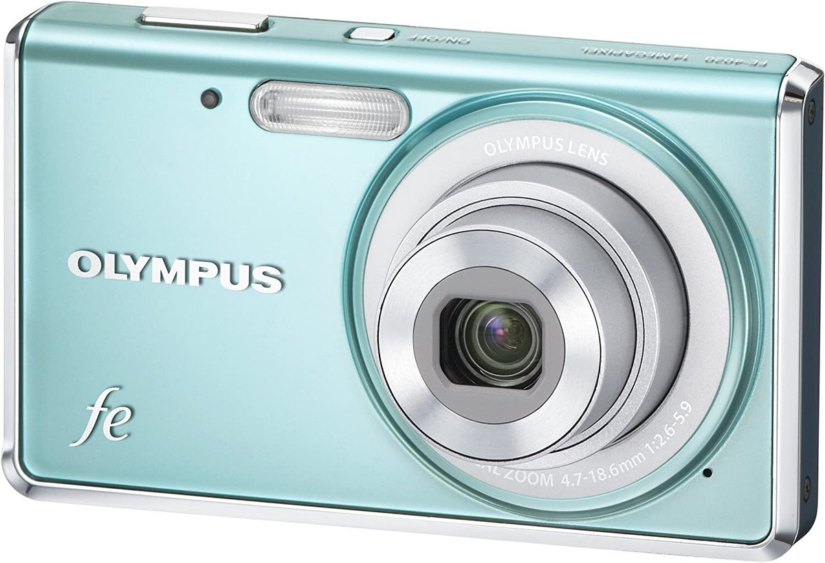 OLYMPUS Digital Camera FE-4020 LBL 14 MP Light Blue | eBay