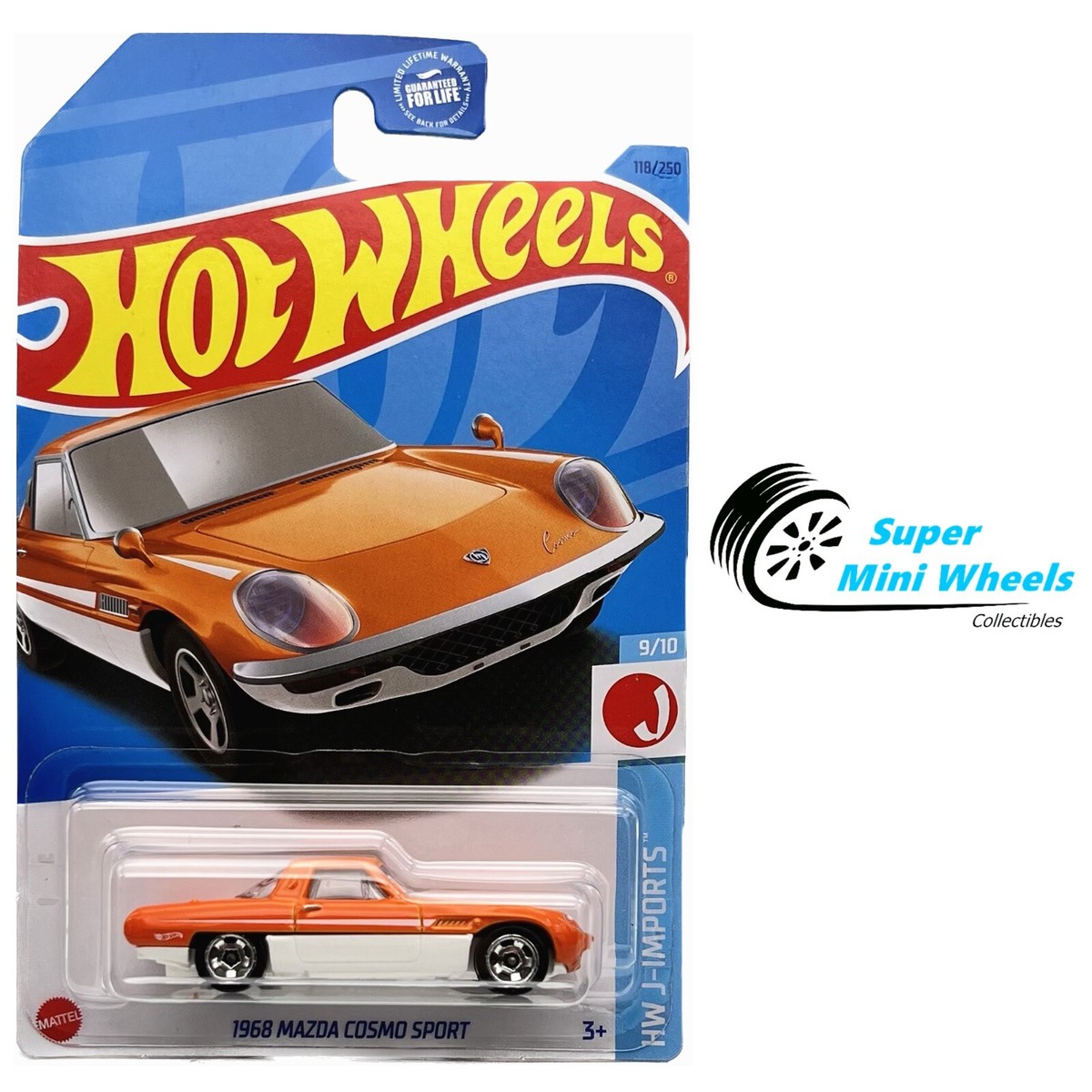Hot Wheels 2023 #118 - 1968 Mazda Cosmo Sport (Orange) | eBay