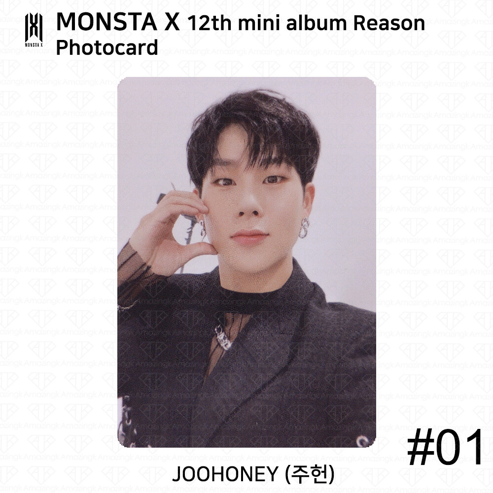 Monsta X 12th Mini Album Reason Official Photocard Each Member