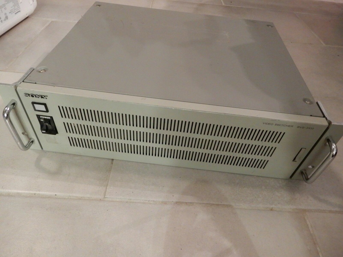 Sony Video Switcher BVS-3100 System Set Editor Master Controller