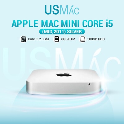 Apple Mac mini Core i5 2.3Ghz 8GB 500GB A1347 (Mid,2011) A Grade 6