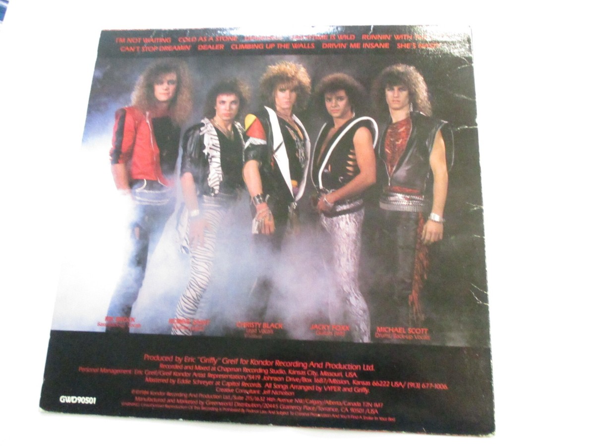 VYPER - PREPARED TO STRIKE - LP VINYL EX/EX 1984 U.S.A. | eBay