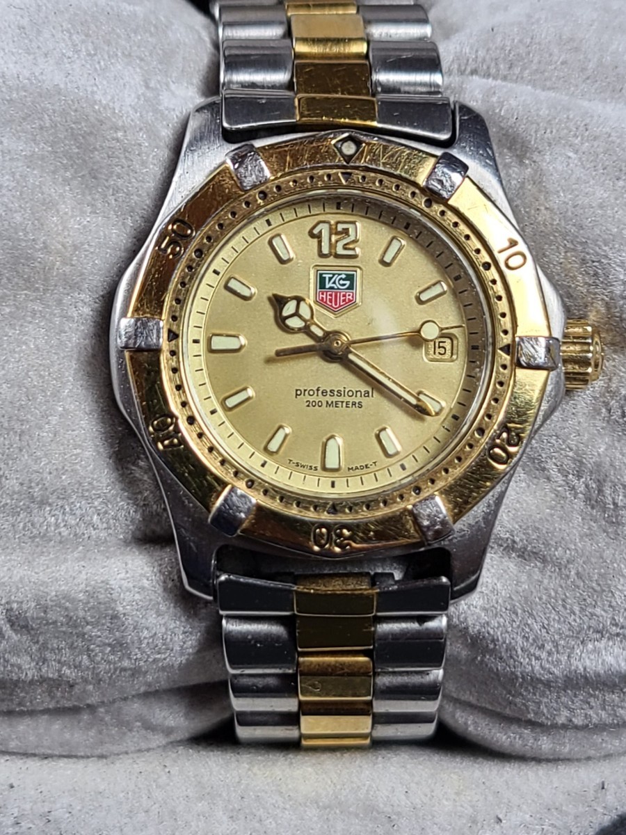 TAG HEUER WK1321 PROFESSIONAL 200M TWO-TONE STAINLESS STEEL 29mm