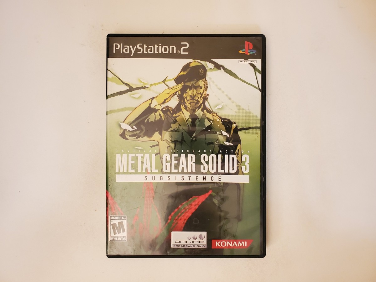 Metal Gear Solid 3 Subsistence (Playstation 2 PS2) | eBay
