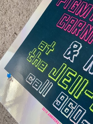 Tool New Years Eve 1991 12x36 Poster Lindsey Kuhn Green Jello 30th