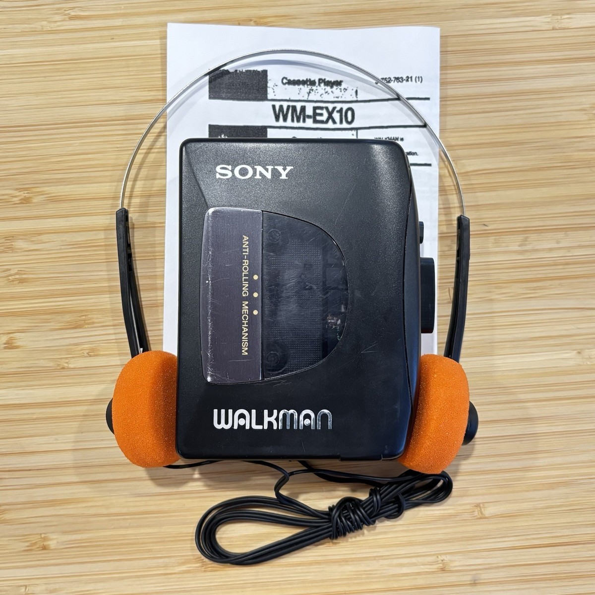 Sony Walkman WM-EX10 Cassette Player - New Belt - Reconditioned | eBay