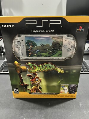 Sony PSP PlayStation Portable Silver Limited Edition Daxter Bundle