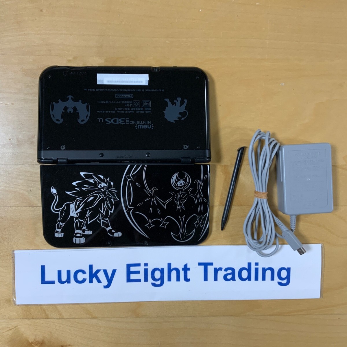 New Nintendo 3DS XL LL Pokemon Solgaleo Lunala Model Console