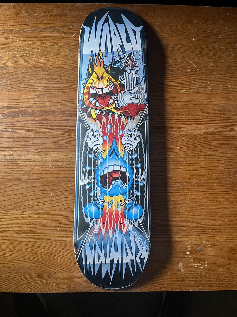 RARE World Industries Skateboard Deck Flame Boy Wet Willy Marshall
