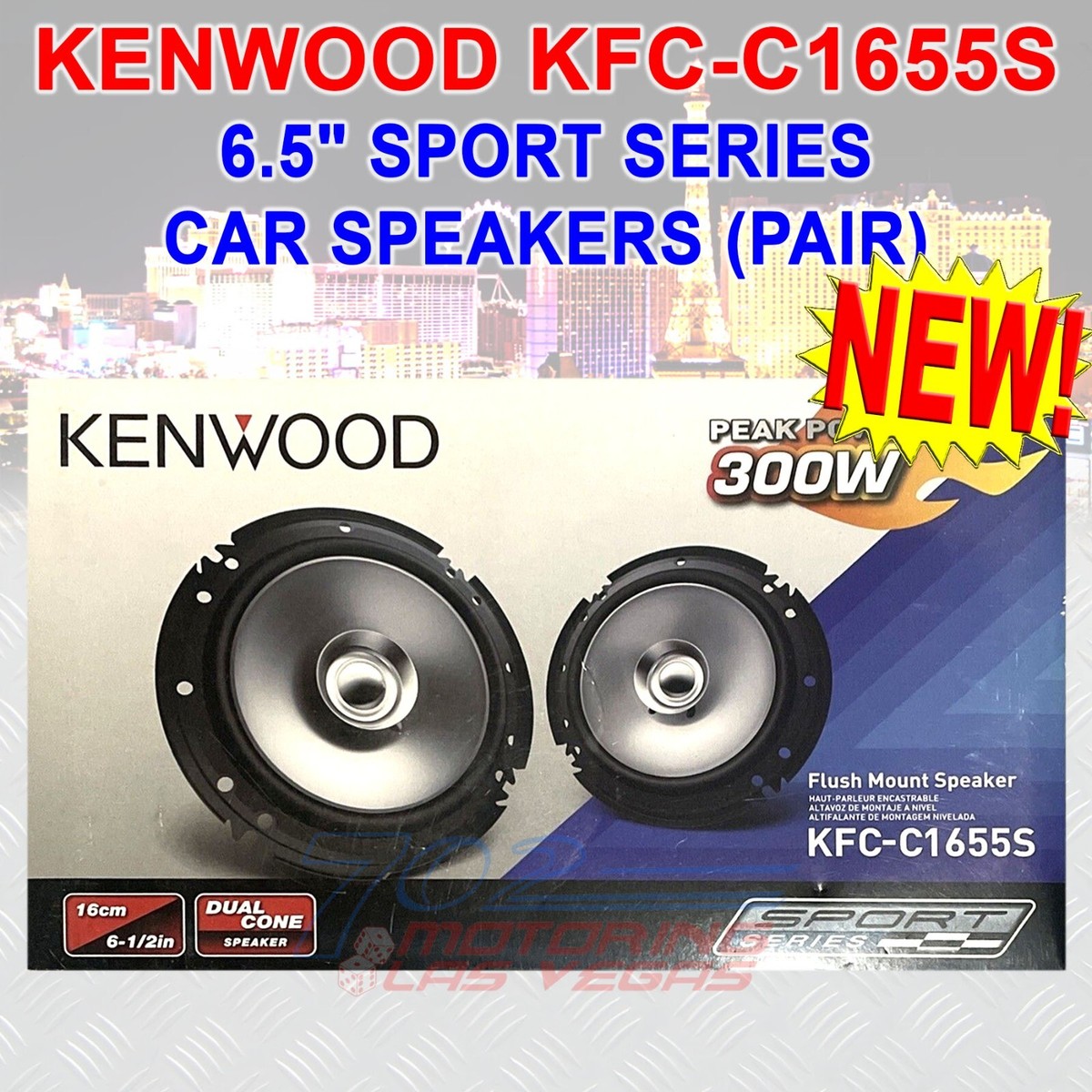 KENWOOD KFC-C1655S 300W 6.5