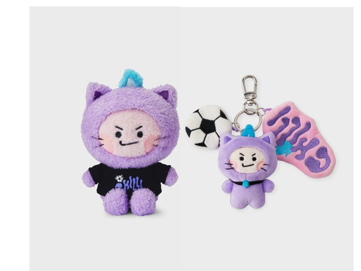 Treasure TRUZ Official CHILLI COSTUME PLUSH DOLL & Charm Keychain