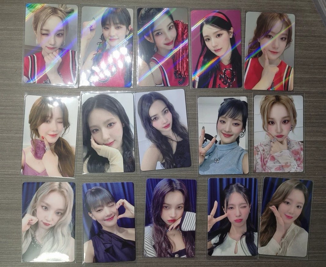 G)-IDLE GIDLE 6TH MINI ALBUM I FEEL TOU LUCKY DRAW LD PHOTOCARD