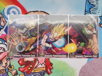 Dragon Ball x One Piece Jump Magazine 40th Cards Vegeta Zoro