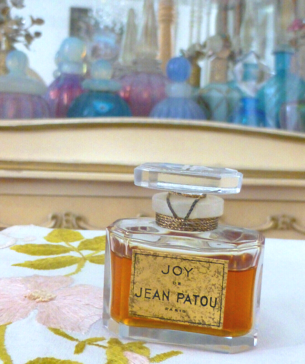 VTG 1950s 1957 Sealed Corded Jean Patou JOY Parfum Perfume 1/2