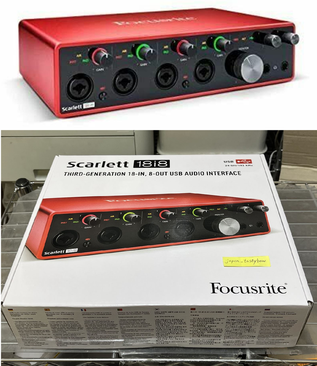 Focusrite Scarlett 18i8 3rd Gen USB Audio Interface with Pro Tools