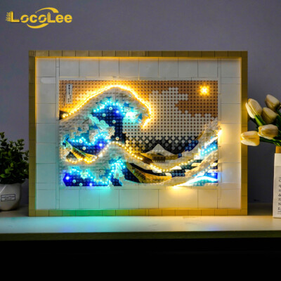 LocoLee LED Light Kit for LEGO Art 31208 Hokusai – The Great Wave