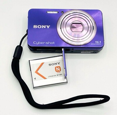 Sony Cyber-Shot DSC-W570 16.1MP Digital Camera w/5x Zoom Purple