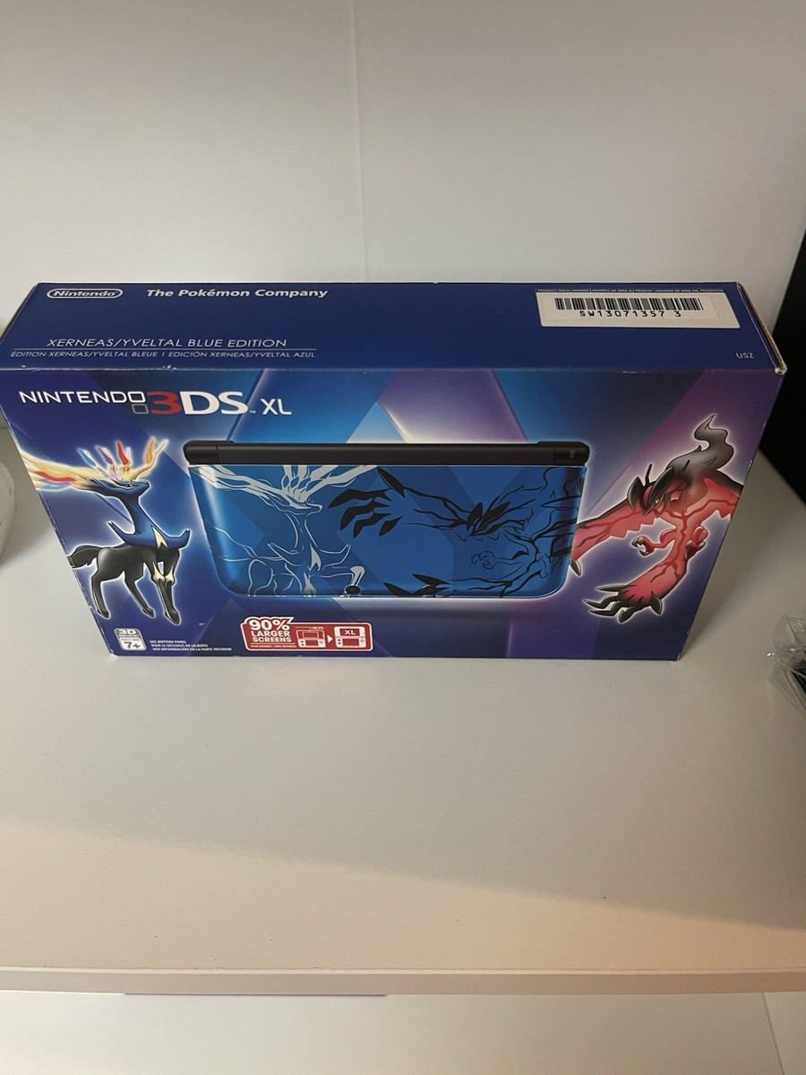 Nintendo 3DS XL Pokemon X and Y Handheld System - Blue for sale