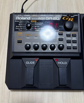 Roland GR-20 Multi Effects Guitar Synthesizer Used with Adapter