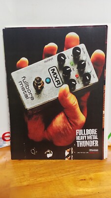MXR FULLBORE METAL PEDAL GUITAR PRINT AD 11 X 8.5 E1 | eBay