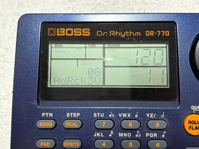 Boss DR-770 Dr.Rhythm Drum Machine Used with Adapter Used from