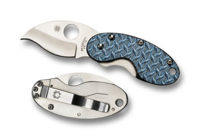 New Spyderco Cricket /Blue Nishijin /VG-10 /C29GFBL rare | eBay