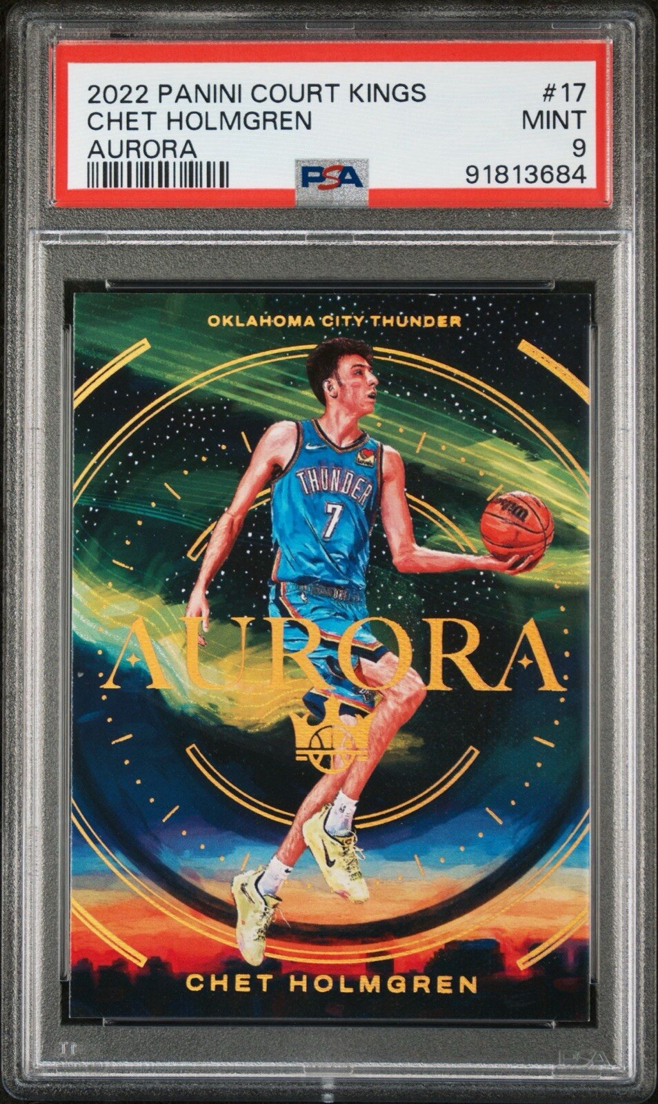 Chet Holmgren 2022 Court Kings #17 Aurora /(SSP) Price Guide