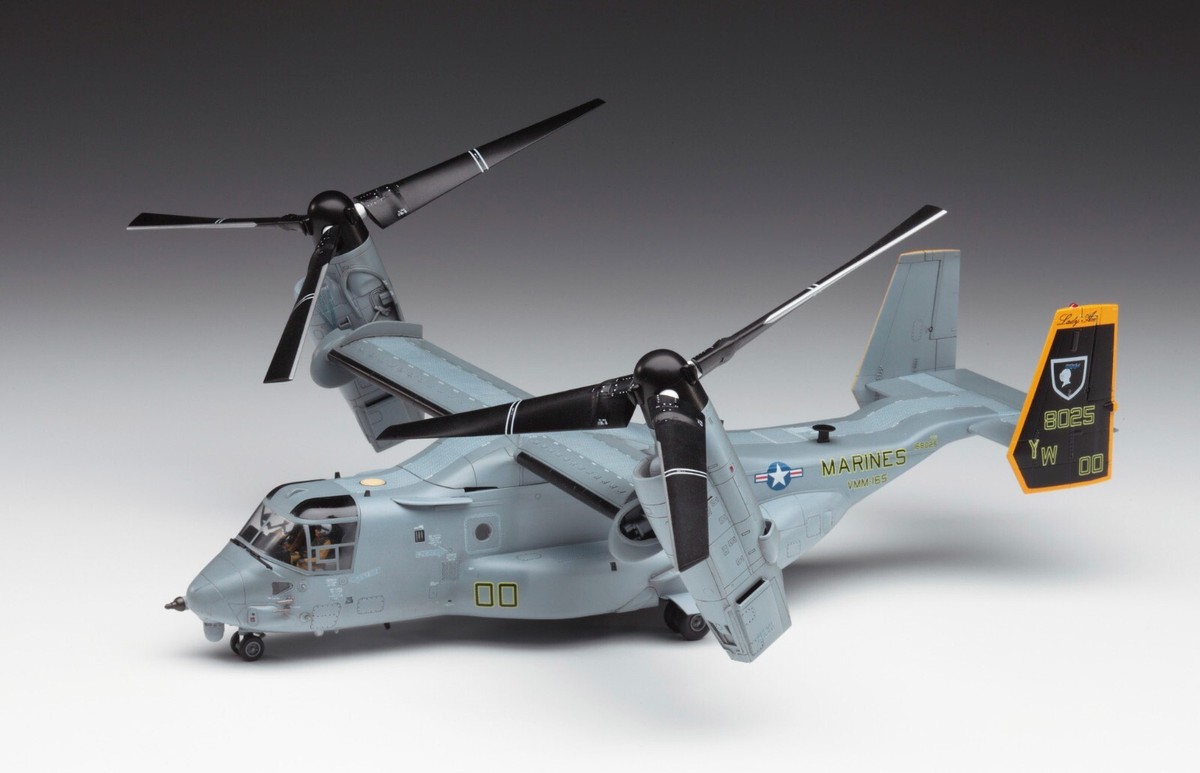 MV-22B MV-22 V-22 Osprey Tiltrotor Transport USMC 1/72 Scale Model