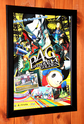 PlayStation Persona 4 Golden | PS4 PS Vita | Rare Promo Poster