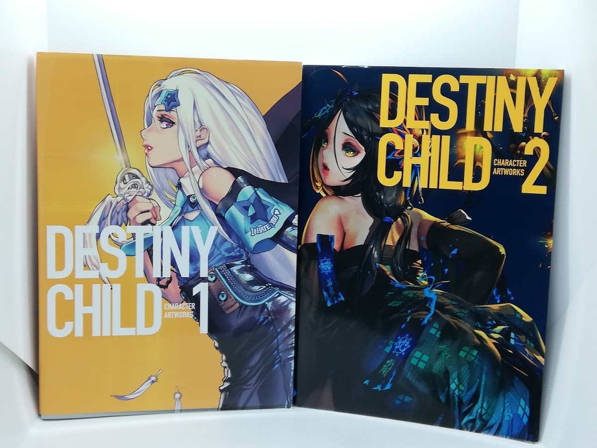DESTINY CHILD CHARACTER ARTWORKS Set of 2 Art Book | eBay