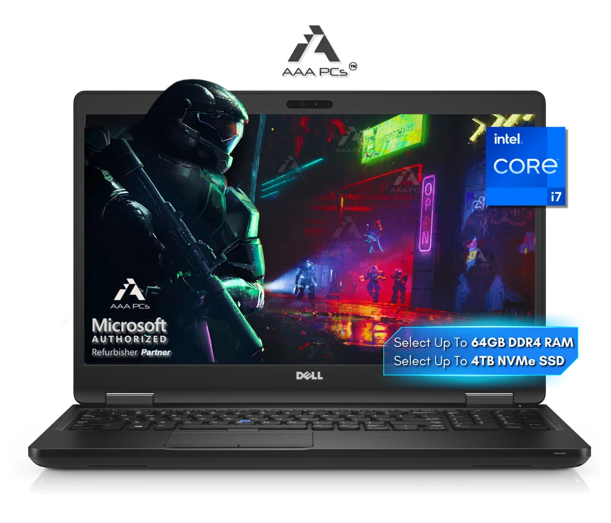 Dell Intel Core i7 8th Gen. PC Laptops & Netbooks 256 GB SSD