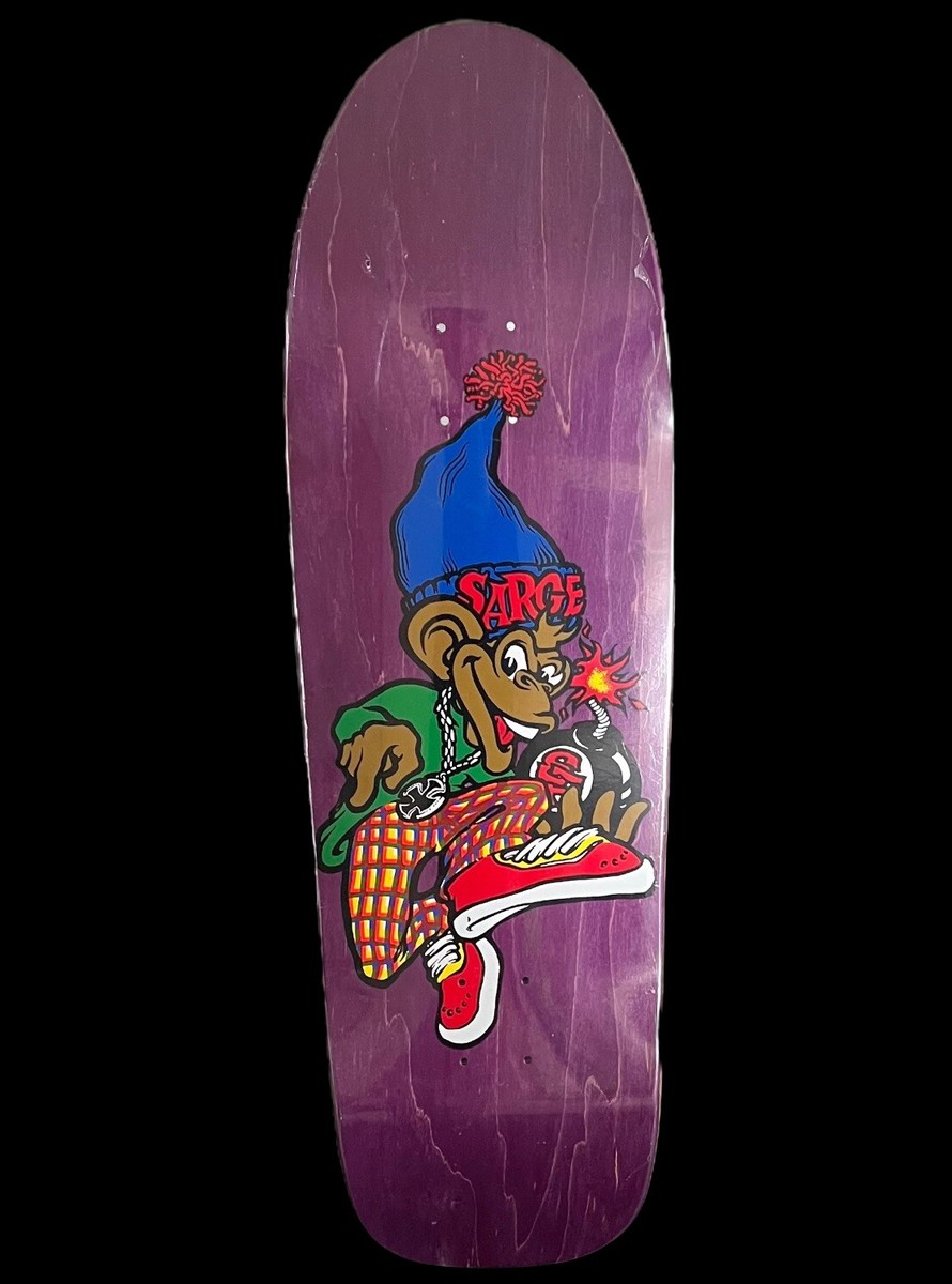 Danny Sargent Monkey Bomber New Deal Skateboard Deck Shrink Wrap