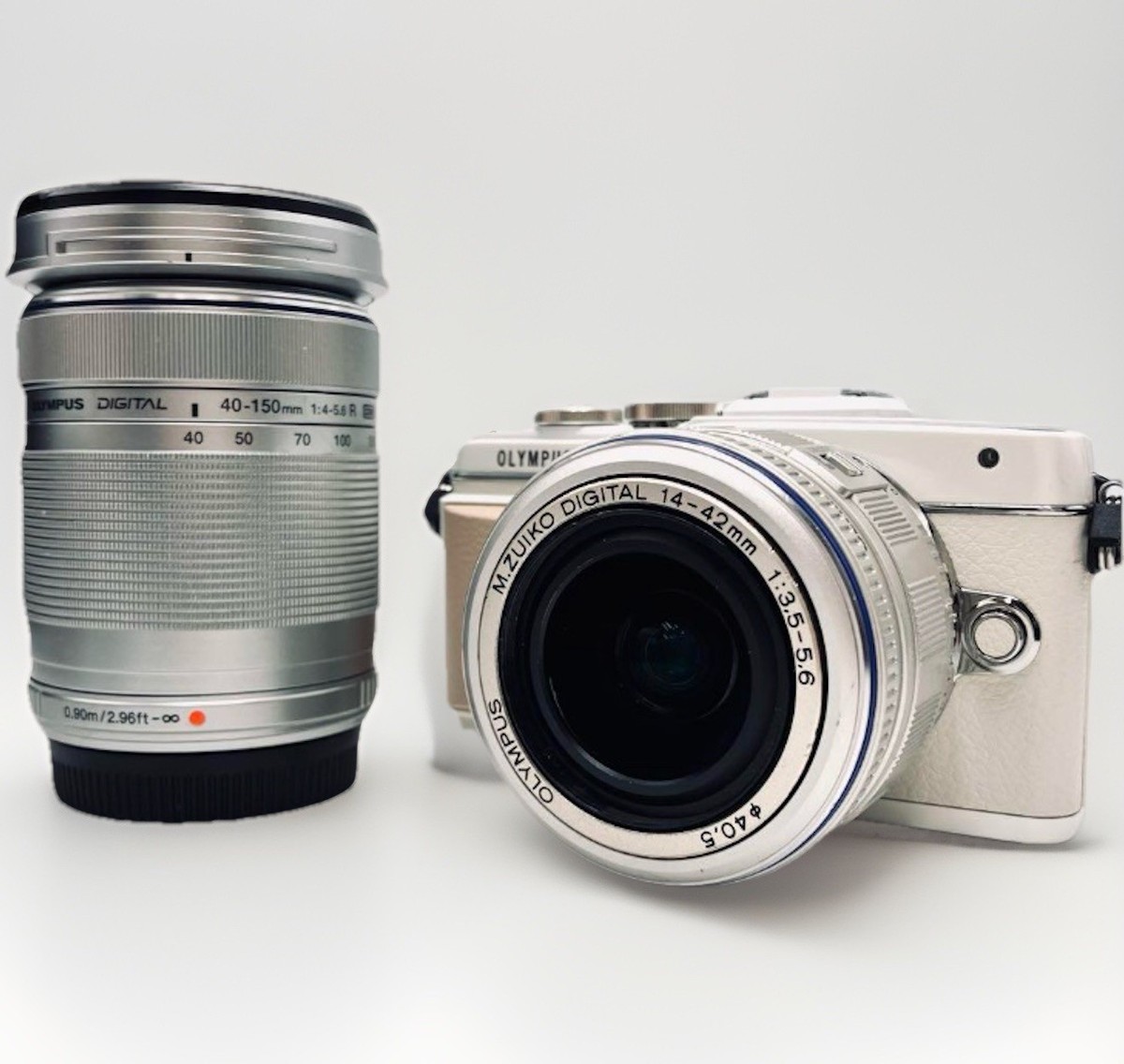 OLYMPUS PEN Lite E-PL7 Digital Camera w/ 14-42mm EZ / 40-150mm