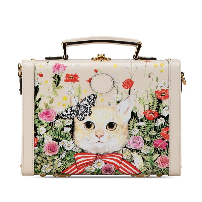 Gucci x Yuko Higuchi Limited Edition Trunk Case Shoulder Bag Ivory