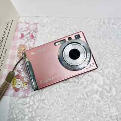SONY Cyber-shot DSC-W80 Pink 7.2MP 3x optical zoom Digital Camera