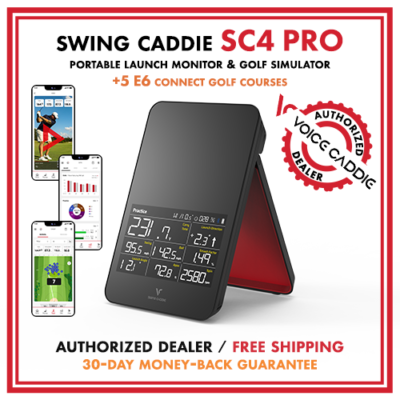 NEW] * Swing Caddie SC4 PRO* Launch Monitor & Golf Simulator by