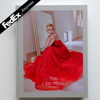 MINA Yes, I am Mina Gray VER. 1st Photobook TWICE ONCE Damage to