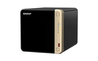 QNAP TS-464-8G-US 4 Bay High-Performance Desktop NAS with Intel