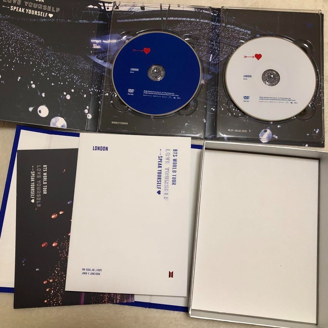 BTS World Tour LOVE YOURSELF SPEAK YOURSELF LONDON Live DVD Poster