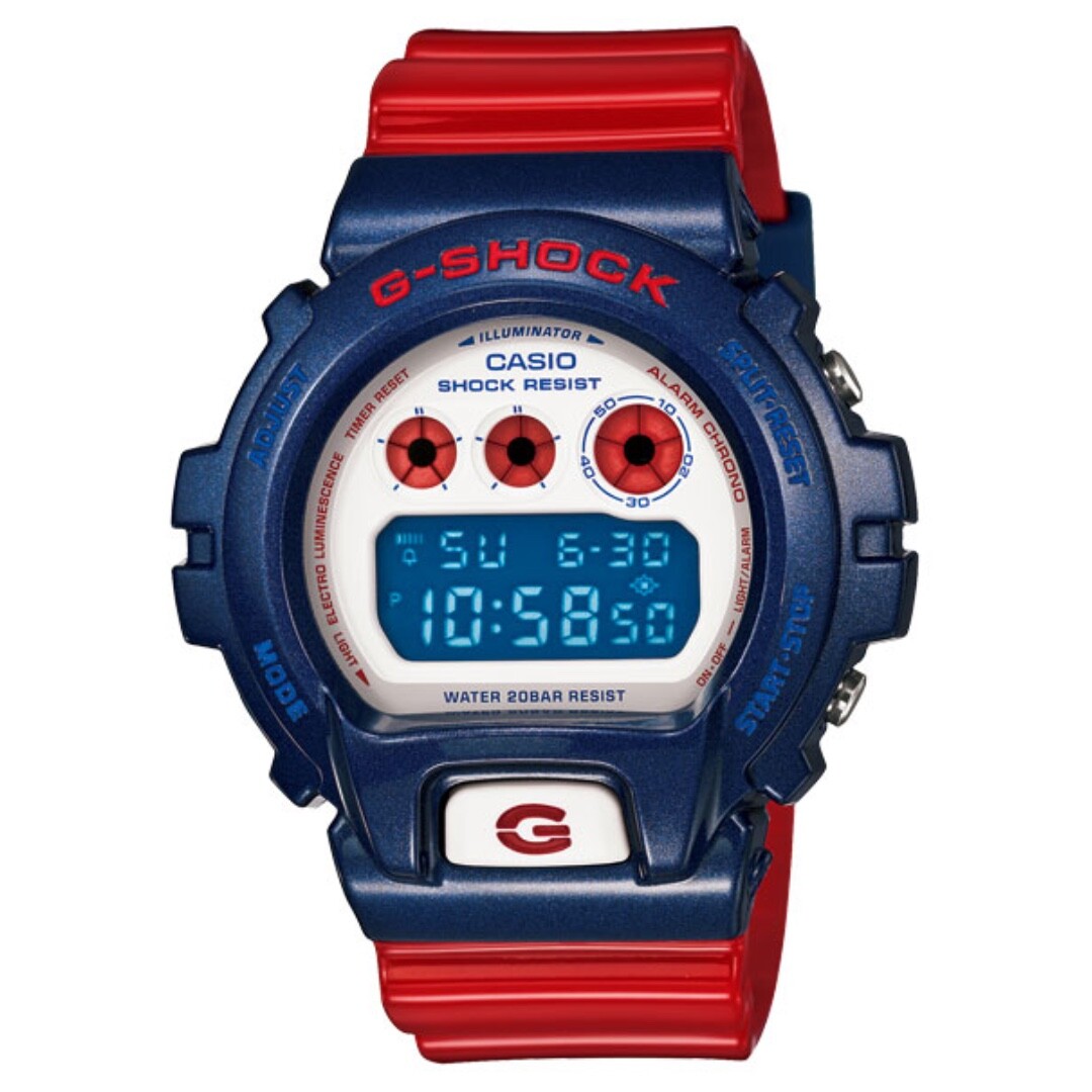 Rare Casio G-Shock Blue and Red Men's Watch DW-6900AC-2 DW6900AC 2