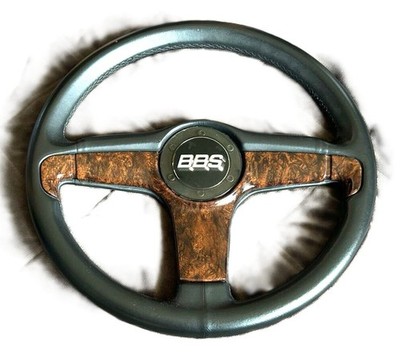 BBS Italvolanti Aftermarket Steering Wheel Wood Leather Combo