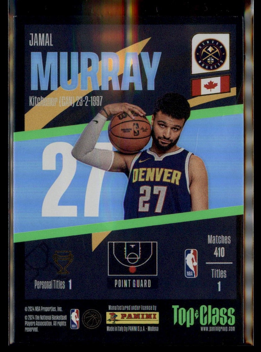 2023-24 Panini NBA Top Class - Winner Jamal Murray #188 for sale