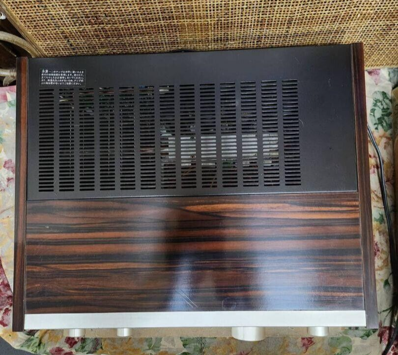 SANSUI AU-D607F EXTRA INTEGRATED AMPLIFIER Silver panel Operation