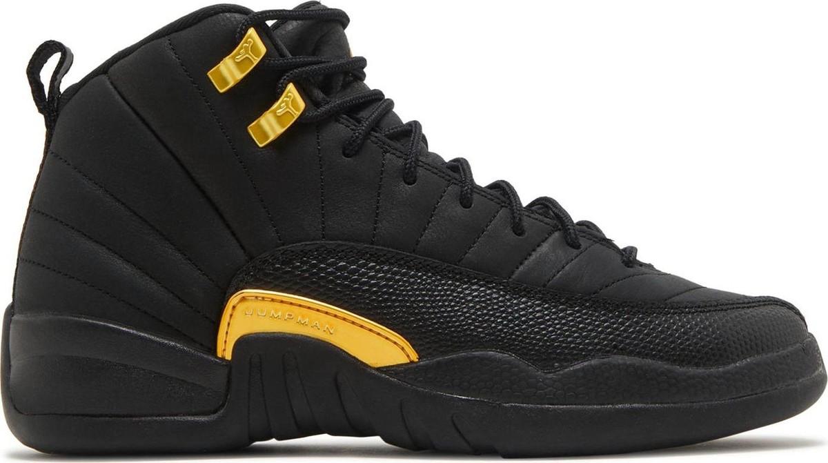 153265-071] Youth Air Jordan Retro 12 (GS) 'Black Taxi' | eBay