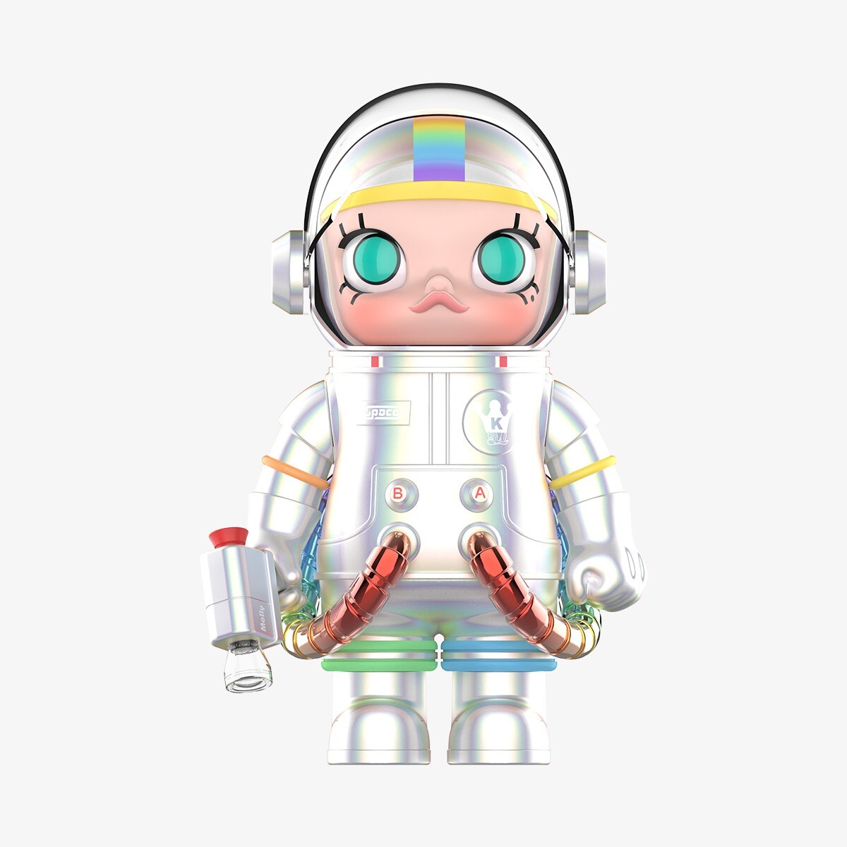 Pop Mart Mega Space Molly 400% Rainbow 2.0 Figure | eBay