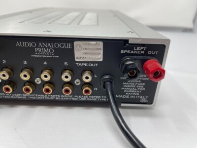 Audio Analogue PRIMO SETTANTA Pre Main Amplifier Silver Good | eBay