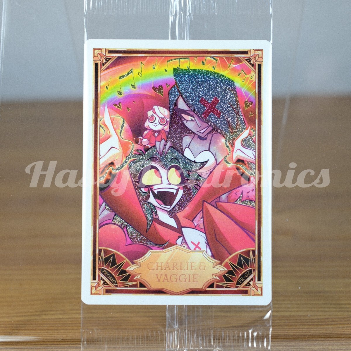 Hazbin Hotel Trading Card Charlie & Vaggie Foil Promo Card - Ready